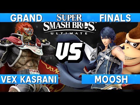 Smash Ultimate Tournament Grand Finals - Moosh (DK / Chrom) vs Vex Kasrani (Ganondorf) - S@LT 179
