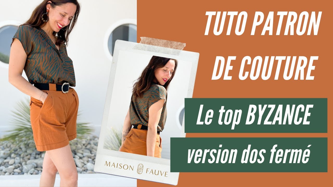 Complément patron couture gratuit robe Byzance - pièce buste dos fermé (PDF à télécharger)