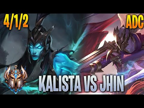 Kalista vs Jhin - ADC - KR Challenger 10.22