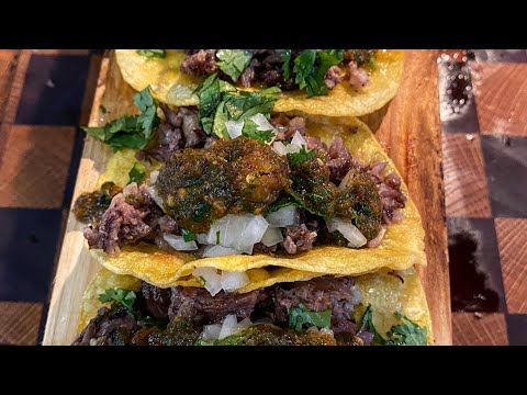 Beef back ribs tacos in the oven.