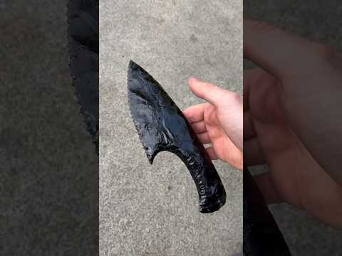 Making an Obsidian Full-Tang Knife