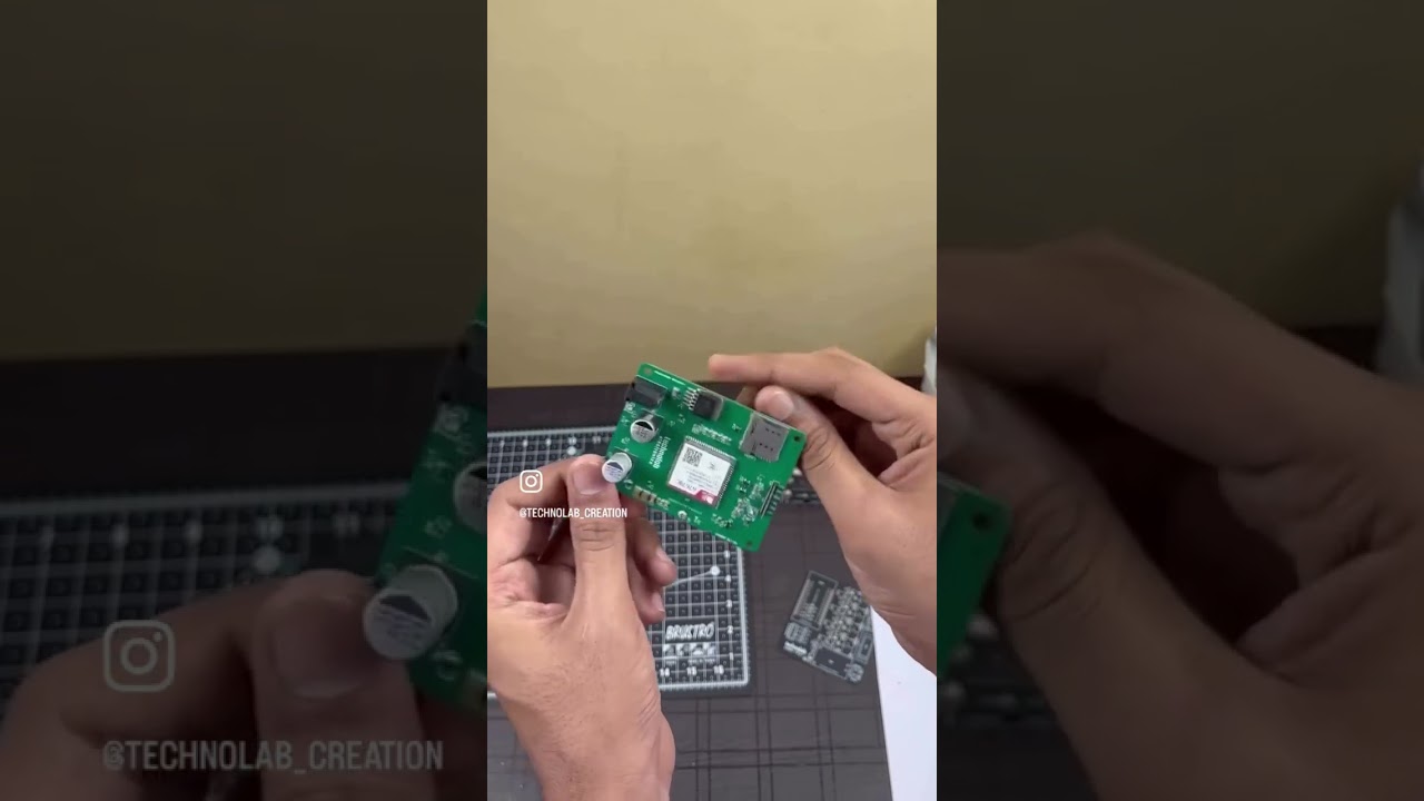 4G LTE Module based on SIMCOM A7670C. #gsmproject #homeautomation #technolabelectronic #jlcpcb #iot