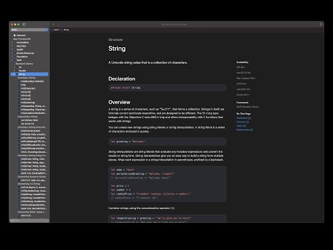 Xcode Apple Documentation