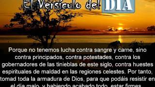 Miniatura del video: El versiculo del dia .com - Efesios 6 v12-13