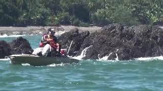 preview picture of video 'Kayak fishing panama, Isle Cebaco'