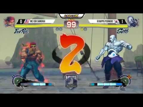 XSK Samurai (Evil Ryu) vs Poongko (Seth) - Norcal Regionals 2015 #USF4