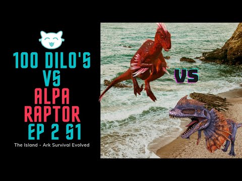 , title : '100 Dilo's vs Alpha Raptor : Ark Survival Evolved : EP 2 S1'