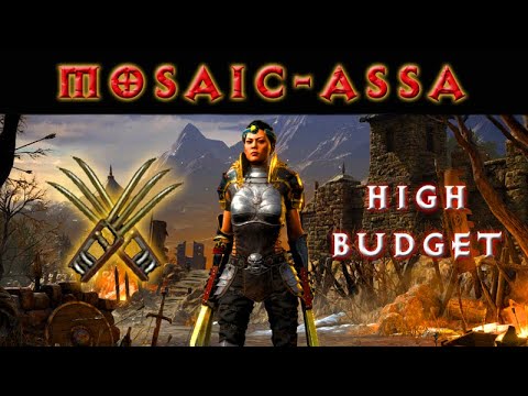 Mosaic Kicksin Endgame Build - New OP Assassin destroys UT! [Diablo 2 Resurrected Character Guide]
