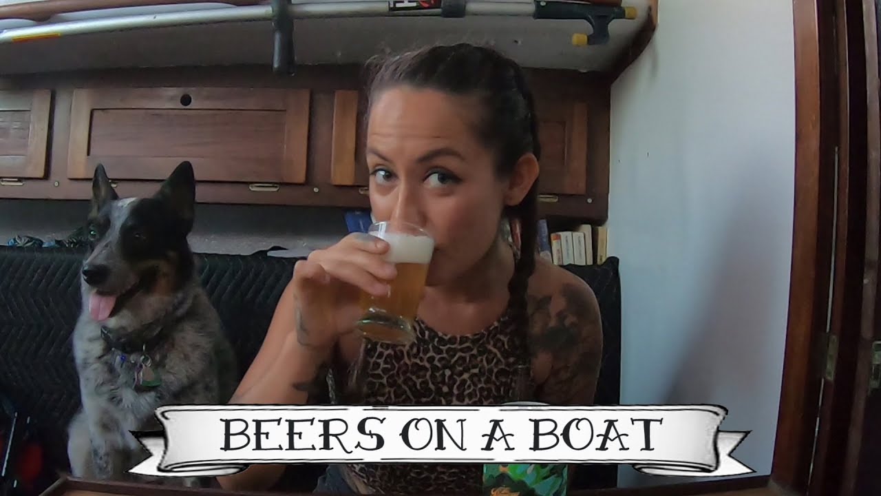 BEERS ON A BOAT ! Episode THREE ! Craft Beer Reviews with Camille - "MISCHIEF" from The Bruery