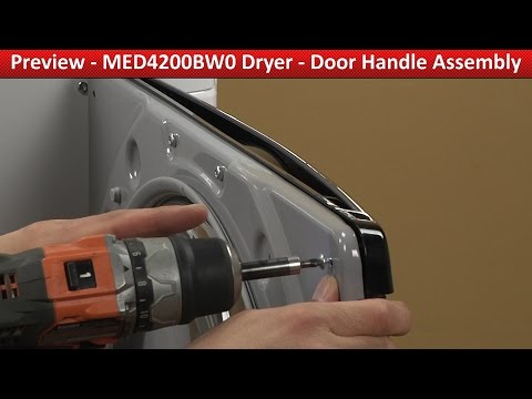 Maytag Dryer - Handle is Cracked - Door Handle Assembly Repair