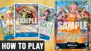 How To Play Blue Rebecca - One Piece TCG
