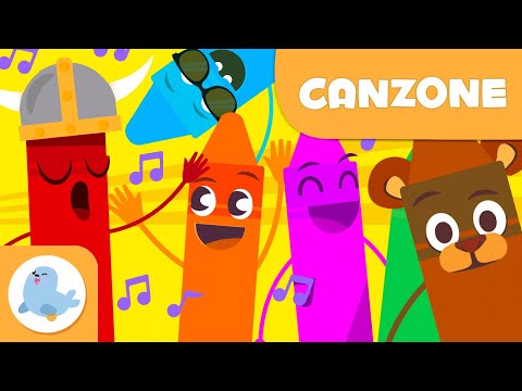 The SONG of COLORS for children 🎨 Educational video to learn colors 🌈