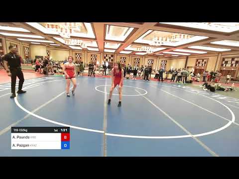 119-132 Kg Rr Rnd 3 - Audrey Pounds, Virginia Vs Abigail Pazgan, Krazy Monkey Wrestling Club 4e55