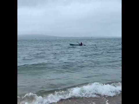 Windy day #surfski #kayaking #choppy #newzealand