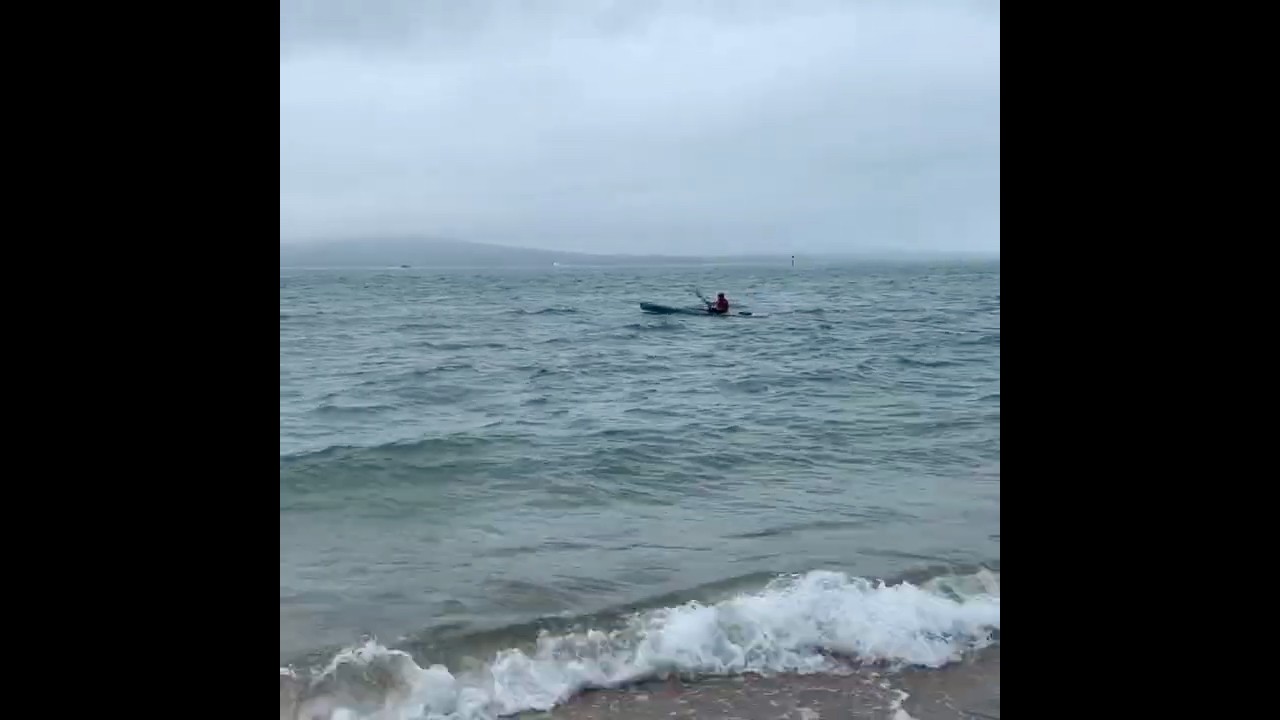 Windy day #surfski #kayaking #choppy #newzealand