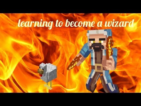 03Blue Plays - Learning to become a wizard in Minecraft||Minecraft map and add-on showcase