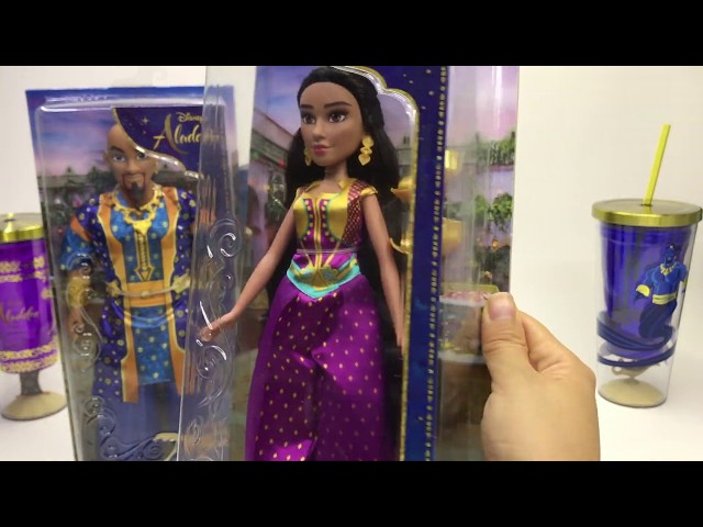 Vídeo relacionado con Mattel Disney Princess Jasmín Muñeca princesa película Aladdin, juguete +3 años (HLW12)