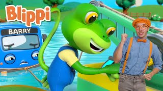Gecko to the Rescue Song | Songs For Kids | Blippi &amp; @Gecko&#39;s Garage - Trucks For Children