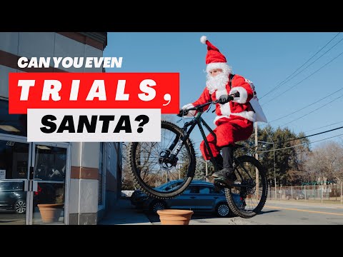 CAN SANTA RIDE TRIALS ON A DRAGON??