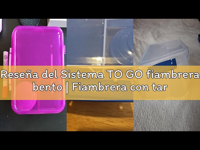 Vídeo relacionado con Sistema To Go fiambrera bento | Fiambrera con tarrina para yogur o fruta | Plástico con destino al océano | 1,25 l | Verde Azulado