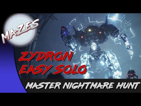 Destiny 2: Easy Solo Pinnacle Gear | Zydron Nightmare Hunt