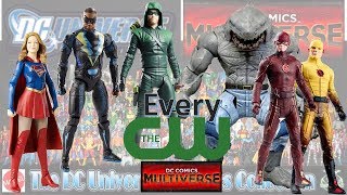 Every DC Universe DC Multiverse CW TV Series Action Figure Mattel Comparison List