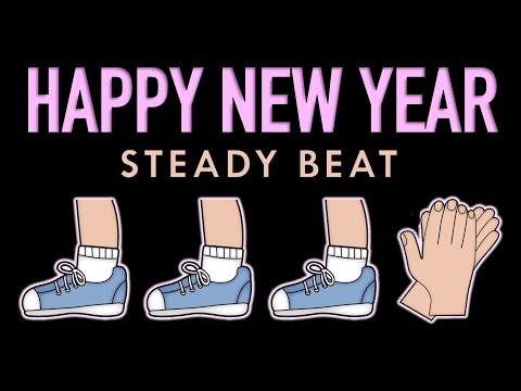 Easy Steady Beat Exercise for Kids | Happy New Year 🎉