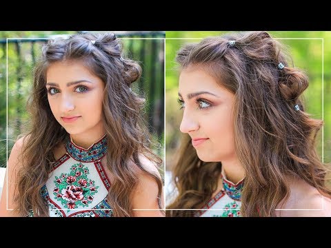 How to Create Boho Bubble Braids | Kamri's Prom...