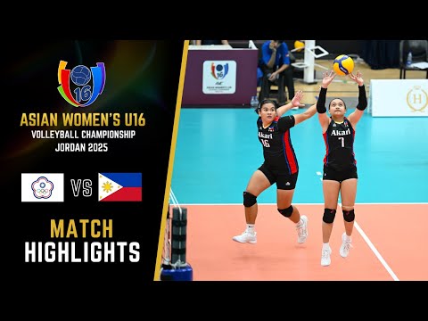 PHILIPPINES 🇵🇭 VS CHINESE TAIPEI 🇹🇼 Full Game Highlight | Asian Women’s U16 Championship Jordan 2025
