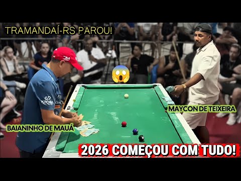 The first game of 2026 between Maycon and Baianinho sparked fire! 🔥
