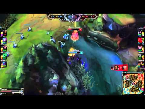 First Blood: Jungler Nidalee vs Top Irelia