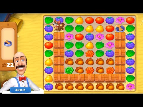 Gardenscapes - A Matching Puzzle Garden Gameplay Walkthrough Day 13 Complete（Dog Training）