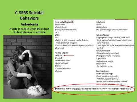 Suicide CSSRS Training Video