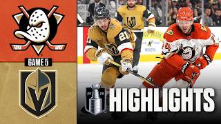 Vegas Golden Knights vs Anaheim Ducks