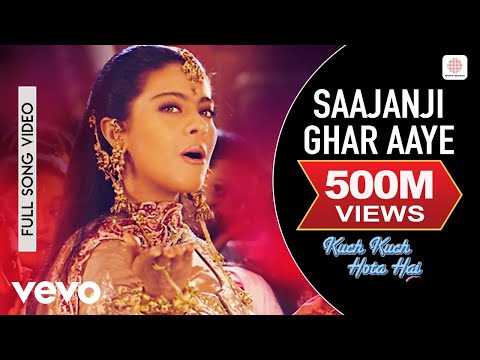 Saajanji Ghar Aaye Full Video - Kuch Kuch Hota Hai|Shah Rukh Khan,Kajol|Alka Yagnik