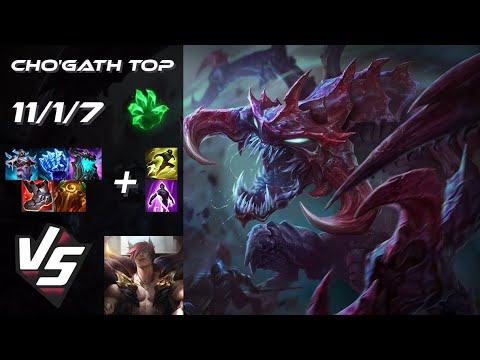 TOP Cho'Gath vs Sett - NA Grandmaster Patch 25.S1.8