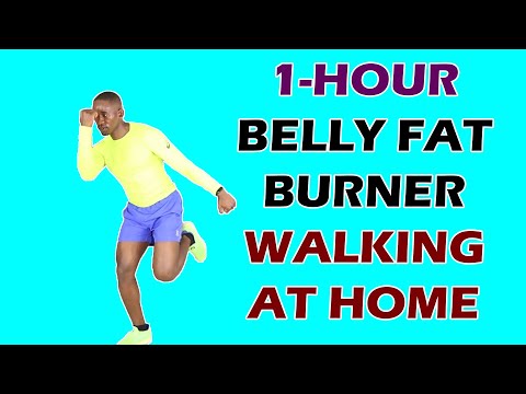 Learn 1 HOUR Belly Fat BURNER Walking at Home Walk at Home Workout Burns 550 Calories Mind Luster