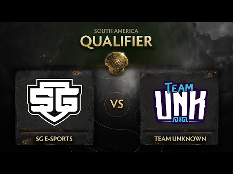 SG e-sports vs Team Unknown Game 1 - TI10 SA Qualifiers: Grand Finals w/ Moxxi & Purge