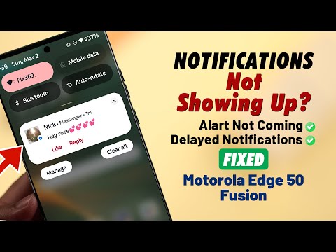 Moto Edge: Notification Not Working on Motorola? - How to Fix!