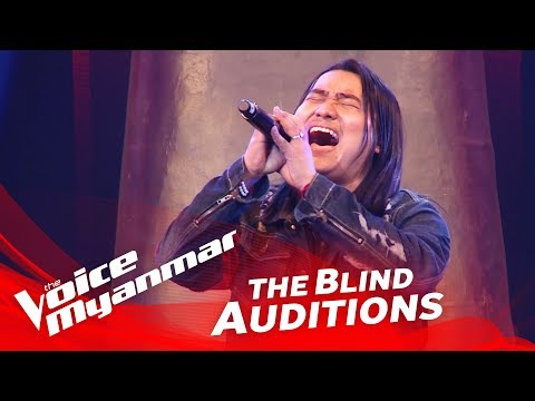 ဂ်၀ါေအာင္မြန္း (JaWah Aung Moon): "စည္းတဖက္ျခား" - Blind Audition - The Voice Myanmar 2018