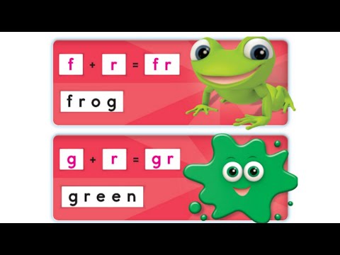 Oxford Phonics World student book level 4 - Consonant blends - disc 1 - unit 2 - fr gr - frog green