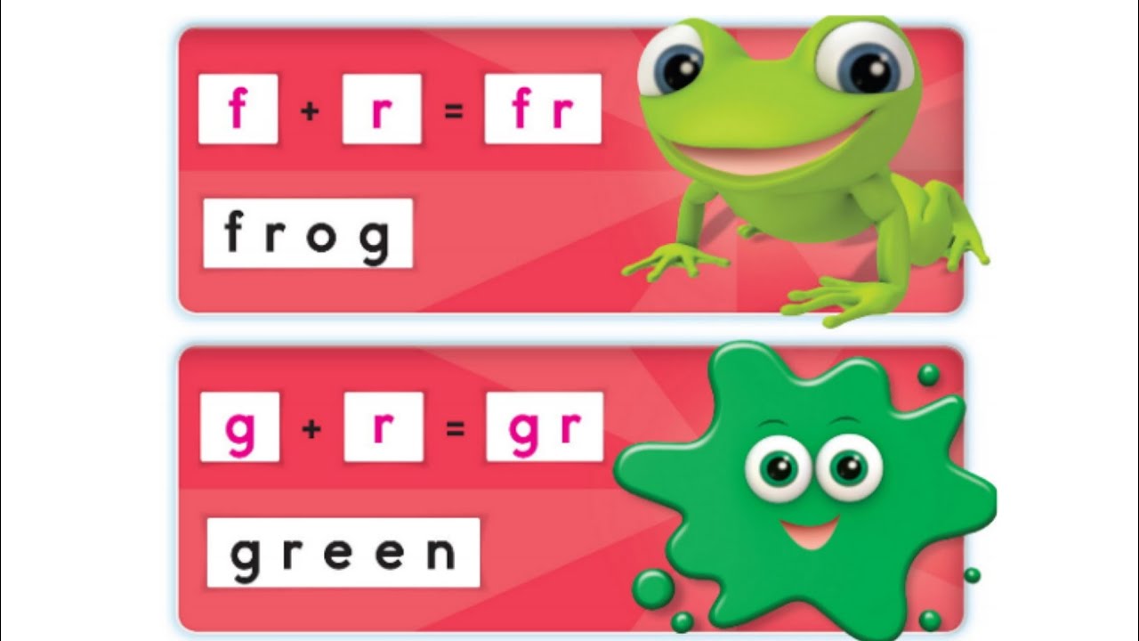 Oxford Phonics World student book level 4 - Consonant blends - disc 1 - unit 2 - fr gr - frog green