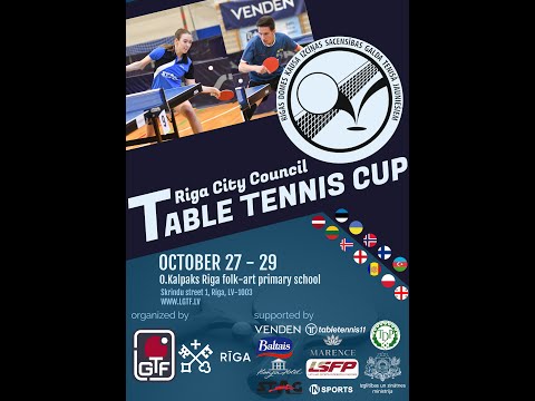 Riga City Council's Cup in Table Tennis 2023 - Day 2 - 28.10.2023 - Camera 3