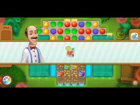 Gardenscapes Level 1945 Walkthrough "No Boosters Used"