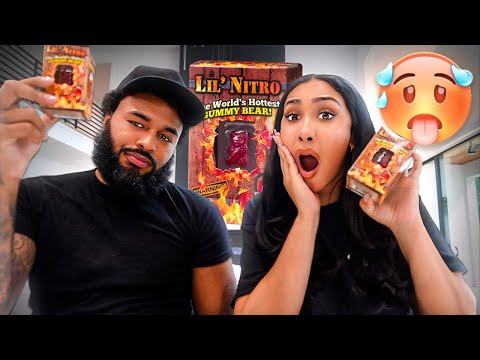 QUEEN & CLARENCE TRIES WORLD'S HOTTEST GUMMY BEAR!! 🥵 (DON'T DO THIS)