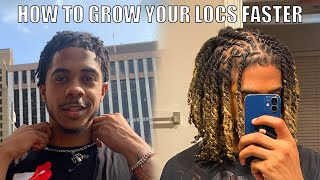 HOW TO GROW YOUR LOCS FASTER‼️