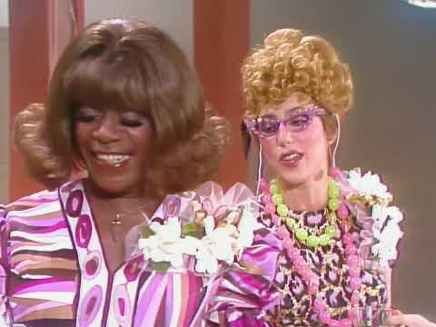 12Feb1975 Geraldine Jones and Laverne LaShinsky at a Class Reunion -Flip Wilson & Cher (TheCherShow)