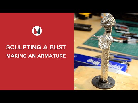 Sculpture Tutorial Making An Armature For A Bust