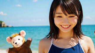 【AI実験】AI美女は動物パペットを操れるか？(フルVer. 2:26) | Can AI Girl operate a puppet? [AI Generated Video]