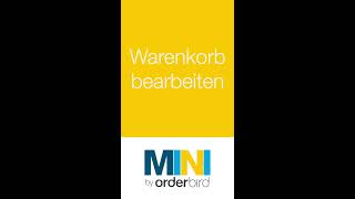 Warenkorb bearbeiten